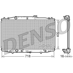 Engine Cooling Radiator DENSO DRM40024 OE Ref 19010RAAA61