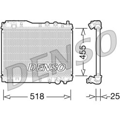 Engine Cooling Radiator DENSO DRM40027 OE Ref 19010PLZE01