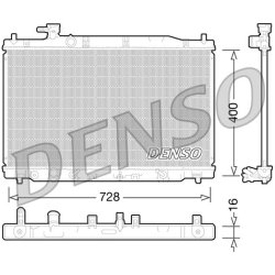Engine Cooling Radiator DENSO DRM40030 OE Ref 19010RZAA51