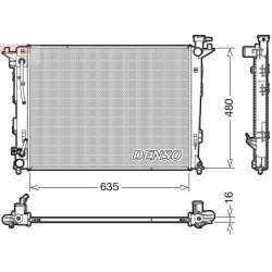 Engine Cooling Radiator DENSO DRM41005 OE Ref 253102Y520
