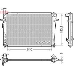 Engine Cooling Radiator DENSO DRM41029 OE Ref 253102E850