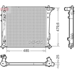 Engine Cooling Radiator DENSO DRM41030 OE Ref 25310D7150