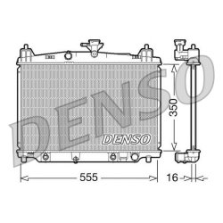 Engine Cooling Radiator DENSO DRM44018 OE Ref ZY8415200A