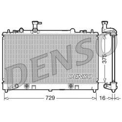 Engine Cooling Radiator DENSO DRM44024 OE Ref L33315200A
