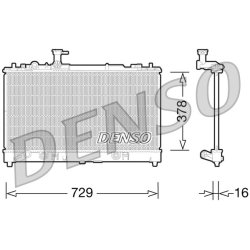 Engine Cooling Radiator DENSO DRM44026 OE Ref L33215200E