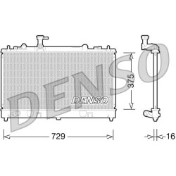 Engine Cooling Radiator DENSO DRM44028 OE Ref L32715200B