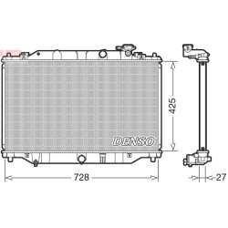 Engine Cooling Radiator DENSO DRM44040 OE Ref SH0115200B