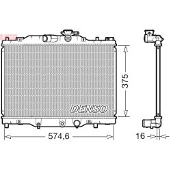 Engine Cooling Radiator DENSO DRM44043 OE Ref PEHN15200