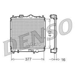 Engine Cooling Radiator DENSO DRM45001 OE Ref MB660558