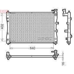 Engine Cooling Radiator DENSO DRM45005 OE Ref 4545000803