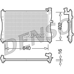 Engine Cooling Radiator DENSO DRM45033 OE Ref MN135879