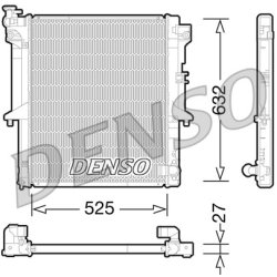 Engine Cooling Radiator DENSO DRM45034 OE Ref MN135032