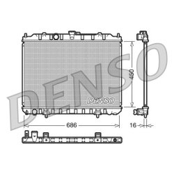 Engine Cooling Radiator DENSO DRM46004 OE Ref 214108H900