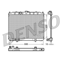 Engine Cooling Radiator DENSO DRM46005 OE Ref 21460EQ30B