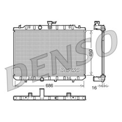 Engine Cooling Radiator DENSO DRM46006 OE Ref 21400JG300