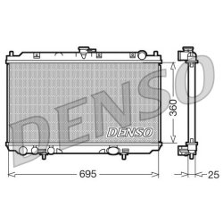 Engine Cooling Radiator DENSO DRM46014 OE Ref 21410BN301