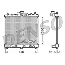 Engine Cooling Radiator DENSO DRM46021 OE Ref 21460AX100