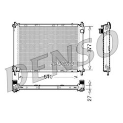 Engine Cooling Radiator DENSO DRM46022 OE Ref 21410AY602