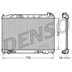 Engine Cooling Radiator DENSO DRM46030 OE Ref 21460CB000