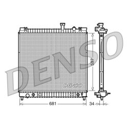 Engine Cooling Radiator DENSO DRM46031 OE Ref 214607S000
