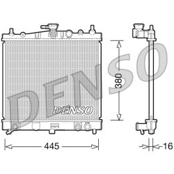Engine Cooling Radiator DENSO DRM46036 OE Ref 21460BH50A