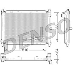 Engine Cooling Radiator DENSO DRM46038 OE Ref 21410BC510