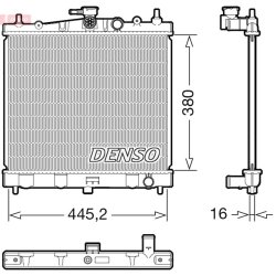 Engine Cooling Radiator DENSO DRM46067 OE Ref 21410BH40B