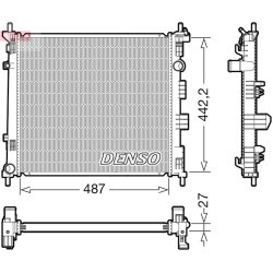 Engine Cooling Radiator DENSO DRM46070 OE Ref 21410BJ40A