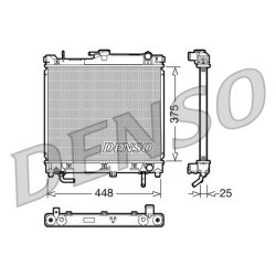 Engine Cooling Radiator DENSO DRM47003 OE Ref 1770080A11
