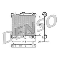 Engine Cooling Radiator DENSO DRM47014 OE Ref 1770081A00
