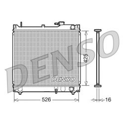 Engine Cooling Radiator DENSO DRM47015 OE Ref 1770066D01