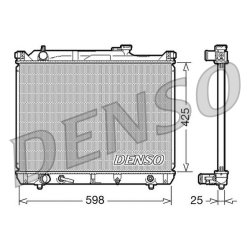 Engine Cooling Radiator DENSO DRM47021 OE Ref 1770052D10