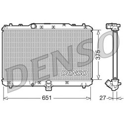Engine Cooling Radiator DENSO DRM47022 OE Ref 1770079J50