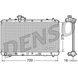Engine Cooling Radiator DENSO DRM47024 OE Ref 1770080JA0