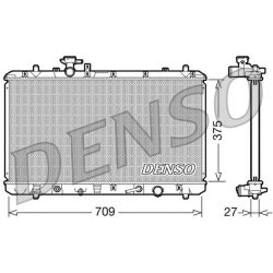 Engine Cooling Radiator DENSO DRM47025 OE Ref 1770080J10