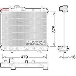 Engine Cooling Radiator DENSO DRM47028 OE Ref 4709363
