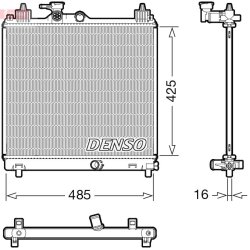 Engine Cooling Radiator DENSO DRM47042 OE Ref 1770081P00