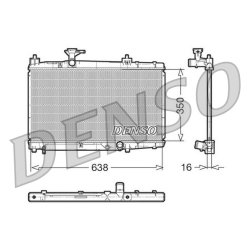 Engine Cooling Radiator DENSO DRM50007 OE Ref 1640033070