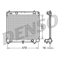 Engine Cooling Radiator DENSO DRM50008 OE Ref 1640021270