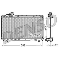 Engine Cooling Radiator DENSO DRM50020 OE Ref 164007A123