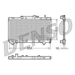 Engine Cooling Radiator DENSO DRM50028 OE Ref 1640016470