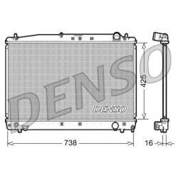 Engine Cooling Radiator DENSO DRM50033 OE Ref 1640027050