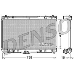 Engine Cooling Radiator DENSO DRM50043 OE Ref 1640020271