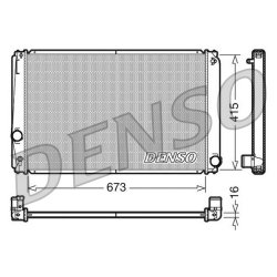 Engine Cooling Radiator DENSO DRM50051 OE Ref 1640028560