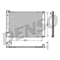 Engine Cooling Radiator DENSO DRM50055 OE Ref 1604120290