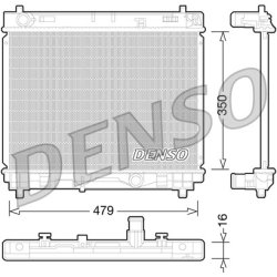 Engine Cooling Radiator DENSO DRM50059 OE Ref 1640033120