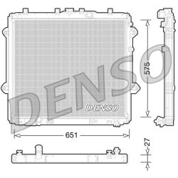 Engine Cooling Radiator DENSO DRM50060 OE Ref 1640031711