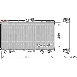 Engine Cooling Radiator DENSO DRM50079 OE Ref 1640064631