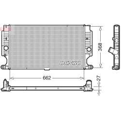 Engine Cooling Radiator DENSO DRM50090 OE Ref 164000R061