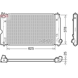 Engine Cooling Radiator DENSO DRM50127 OE Ref 164000G031